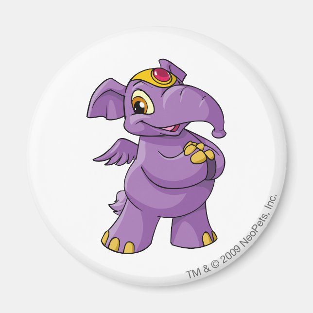Íman Elephante Purple (Frente)