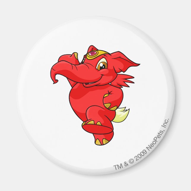 Íman Elephante Red (Frente)
