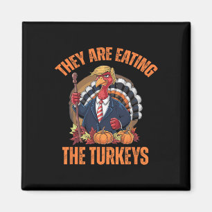 Íman Eles estão comendo a Turquia Engraçada.