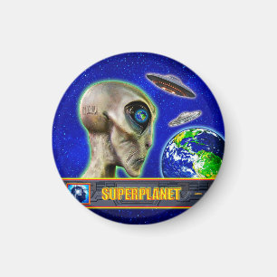 Íman ELES JÁ ESTÃO AQUI - design SUPERPLANET
