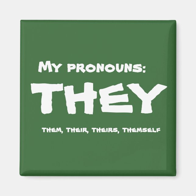 Íman Eles ou Pronoun Personalizado (Frente)
