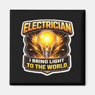 Íman Eletricista Engraçado Traz Luz ao Mundo