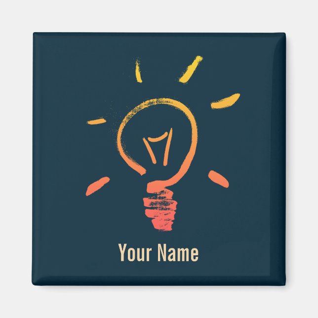 Íman Elétrico inteligente da lâmpada de luz retrorrefle (Frente)