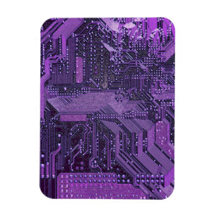 Íman Eletrônicos técnicos de Conselho cibernético roxo