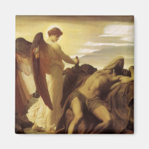 Íman Elias no Deserto por Lord Frederic Leighton