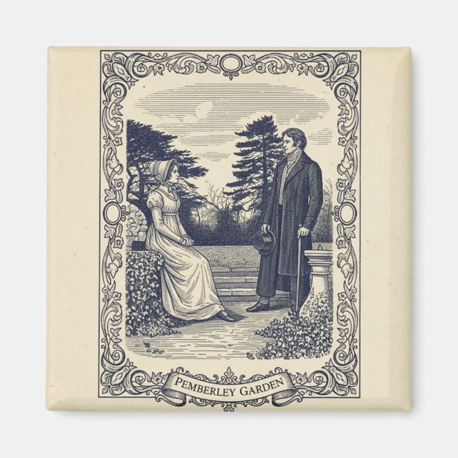 Íman Elizabeth and Darcy at Pemberley (Frente)