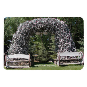 Íman Elk Antler Archway - Jackson Hole, Wyoming