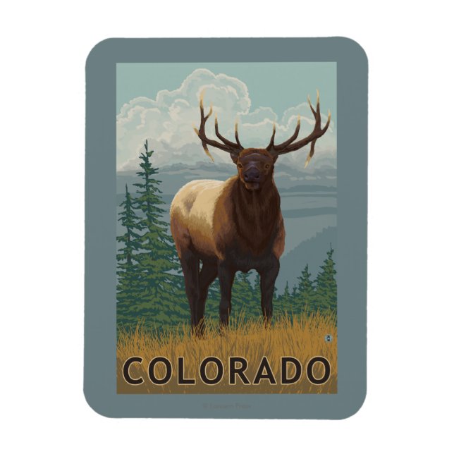 Íman Elk SceneColorado (Vertical)