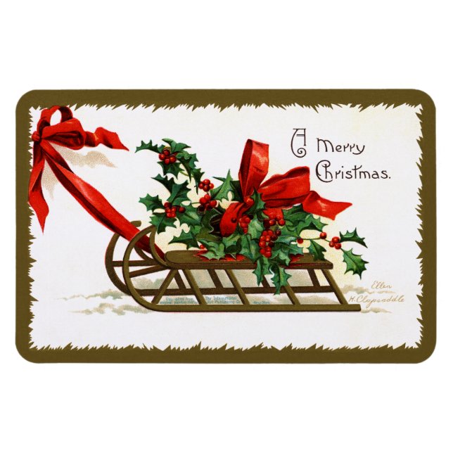 Íman Ellen H. Clapsaddle fala com Holly (Horizontal)