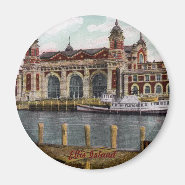 Íman Ellis Island Magnet (Frente)