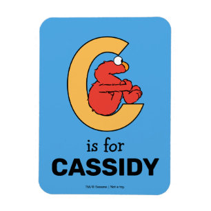 Íman Elmo Alfabeto   Laranja C