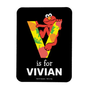 Íman Elmo Alfabeto   V Legume