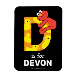 Íman Elmo Alphabet D Pato