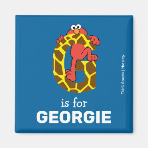 Íman Elmo Alphabet G Girafa