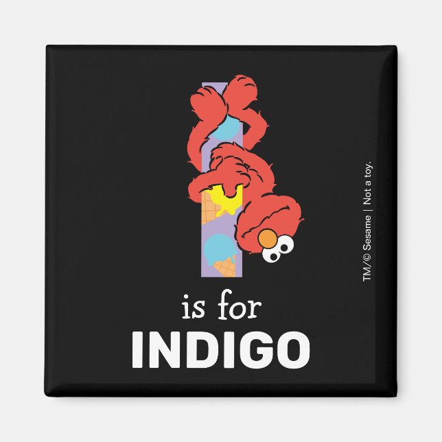 Íman Elmo Alphabet | I SORVETE (Frente)