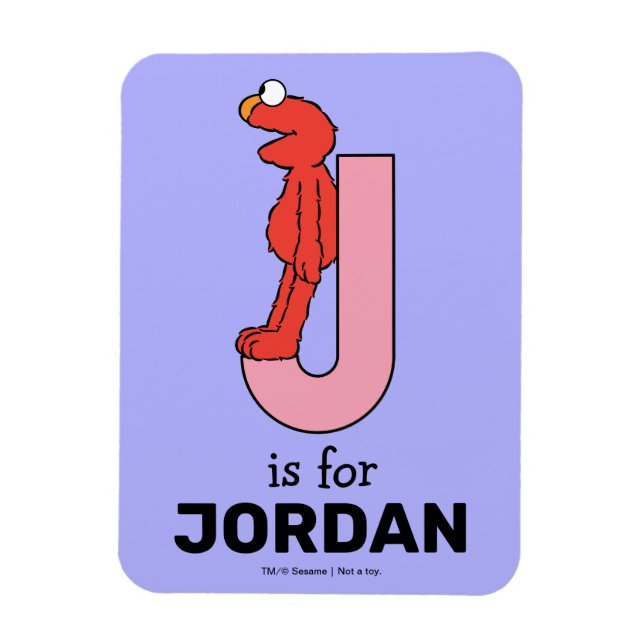 Íman Elmo Alphabet | J Rosa (Vertical)