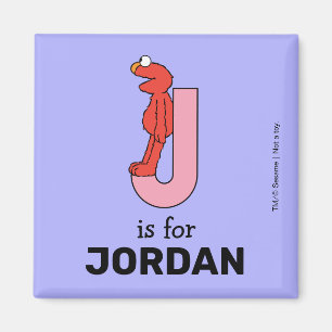 Íman Elmo Alphabet J Rosa