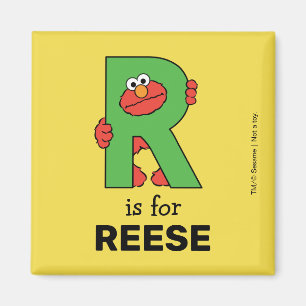 Íman Elmo Alphabet R Verde