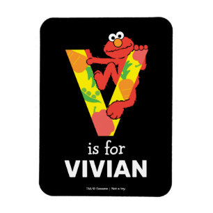 Íman Elmo Alphabet T Rosa