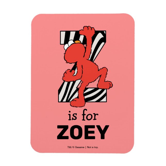 Íman Elmo Alphabet | Z Zebra (Vertical)