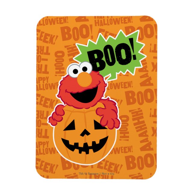 Íman Elmo Feliz Halloween Boo (Vertical)