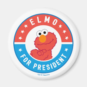 Íman Elmo para Presidente Insígnia