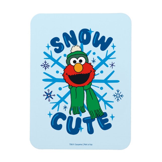 Íman Elmo Snow Cute (Vertical)