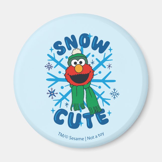 Íman Elmo Snow Cute (Frente)