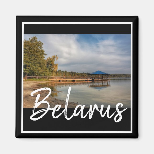 Íman Elnet Natural do Lago Belarus Svityaz (Frente)