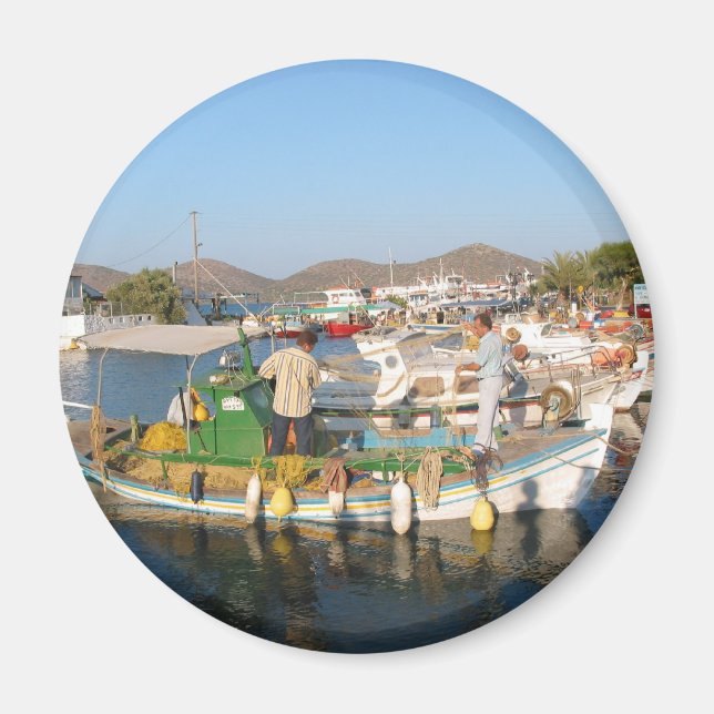 Íman Elounda Crete Imã de geladeira (Frente)
