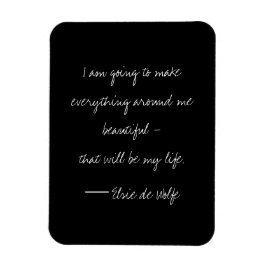 Íman Elsie De Wolfe Quote Magnet