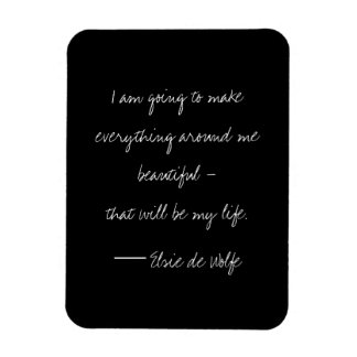 Íman Elsie De Wolfe Quote Magnet