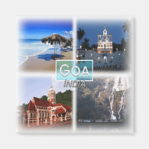 Íman EM0039 Ásia, Índia, Goa, geladeira