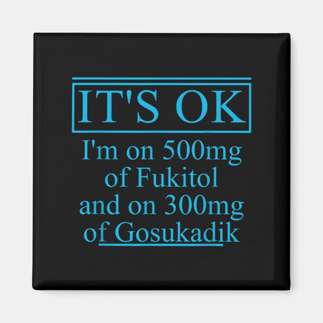 Íman Em 500mg de fukitol e em 300mg de gosukadik (Frente)