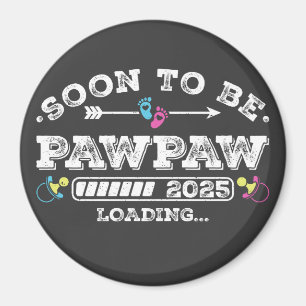 Íman Em Breve Pawpaw 2025 Círculo de Carregamento