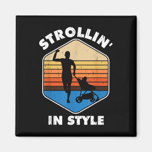 Íman Em Breve Ser Pai Strollin' Em Estilo Pai Engra