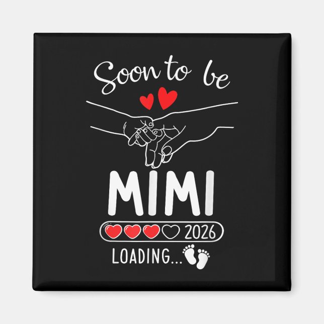 Íman Em Breve Será Mimi 2026 Carregando Anúncio de Grav (Frente)