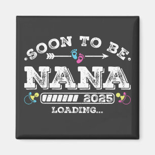 Íman Em Breve Vovó 2025 Carregando Quadrado