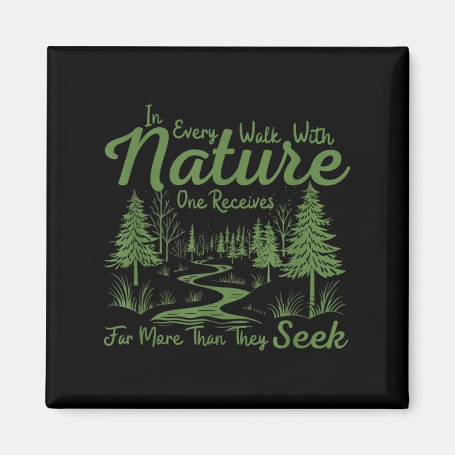 Íman Em Cada Caminho Com A Natureza, Recebe-Se Muito Ma (Frente)