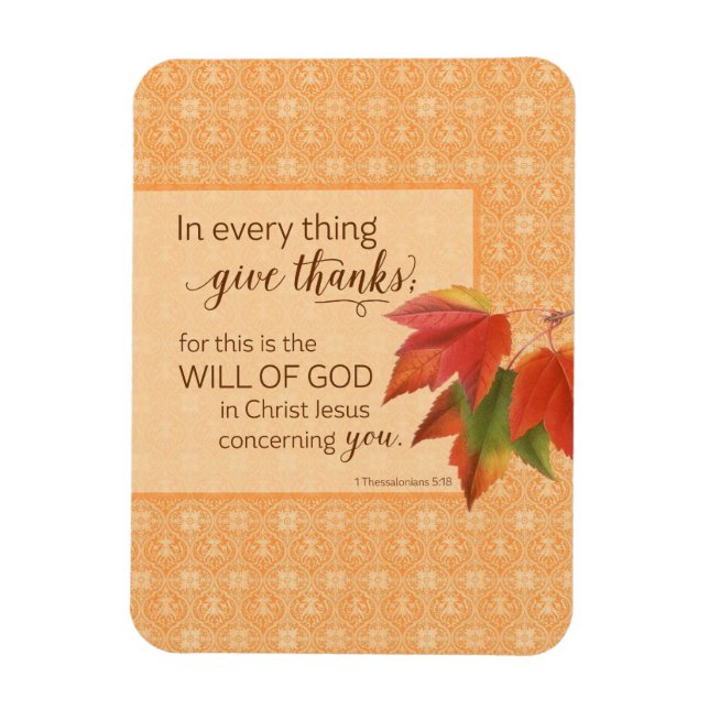 Íman Em Cada Coisa Dá Obrigados - 1 Coisa. 5:18 (Vertical)