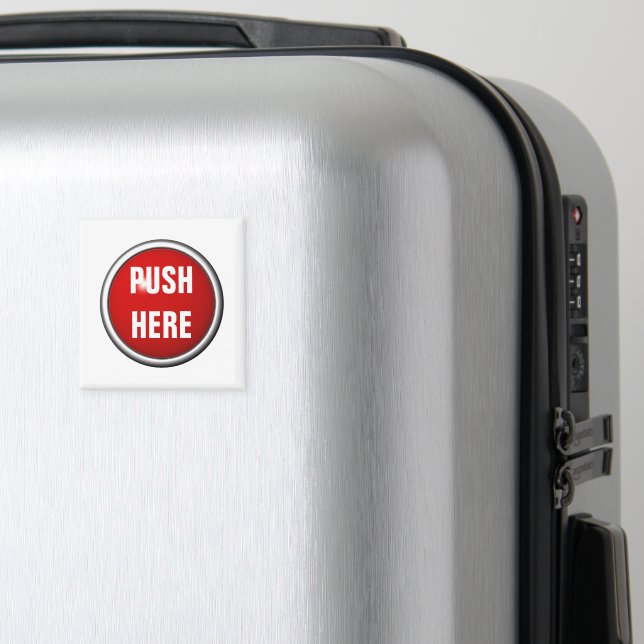 Íman em caso de emergência, empurre aqui (In Situ (Luggage))