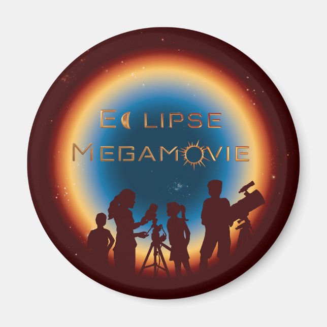 Íman em círculo de 2¼ polegadas padrão EM (Frente)