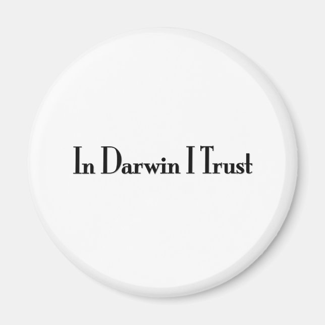Íman Em Darwin I Trust (Frente)