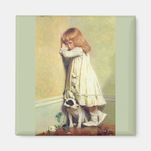 Íman Em desgraça por Charles Burton Barber, Vintage Art