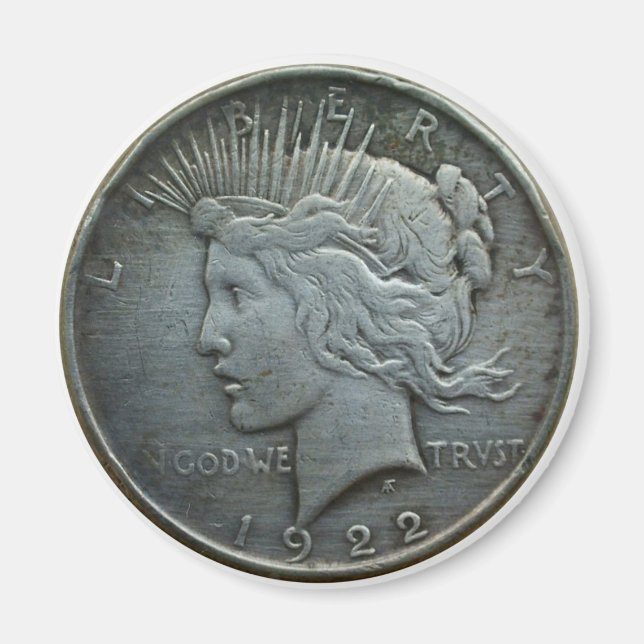 Íman Em DEUS confiamos - Moedas de 1922 (Frente)