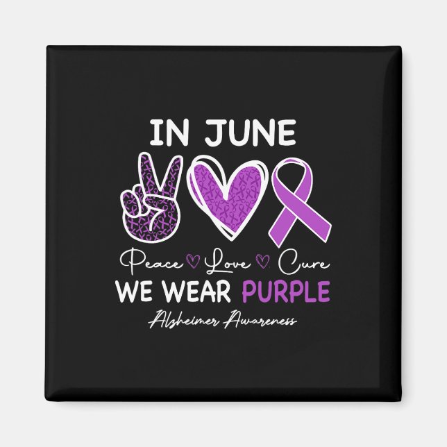 Íman Em Junho Usamos Roxo Para a Conscientização do Hei (Frente)
