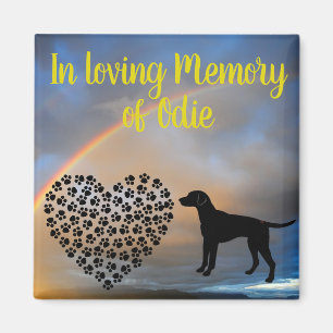 Íman Em memória Loving cão memorável conhecido