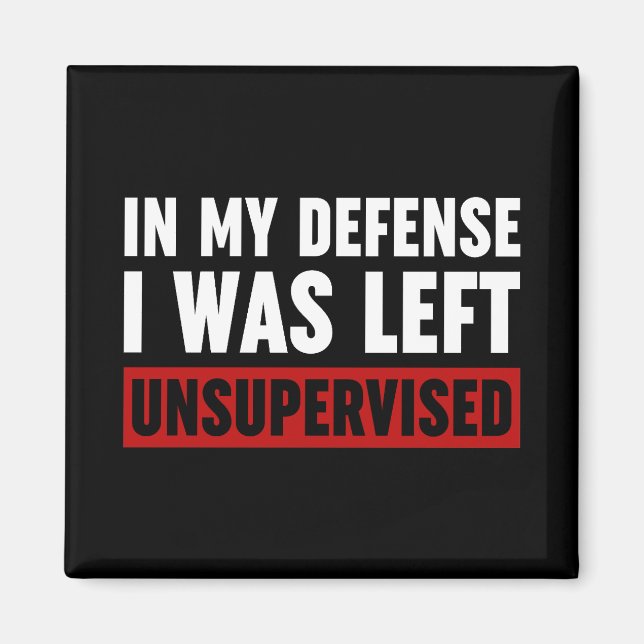 Íman Em Minha Defesa Eu Fui Deixado Sem Supervisão (Frente)