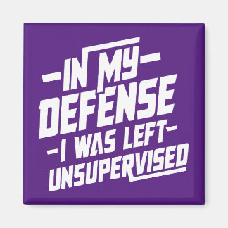 Íman Em minha defesa, fui deixado sem supervisão