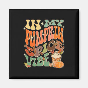 Íman Em Minha Pumpkin Spice Vibe Halloween Fa